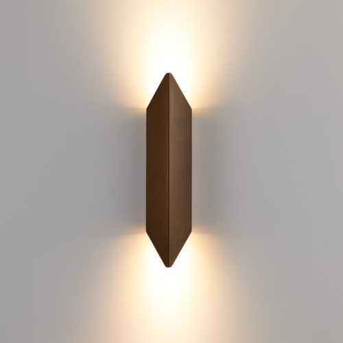 Chival Wall Up/Down 292 2x LED 2700K Trailing Edge DI Bronze Brushed Anodised