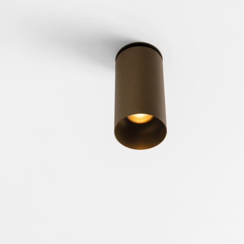 Minude Semi-Recessed Adjustable 45 1x LED 2700K Spot DE Bronze Brushed Anodised