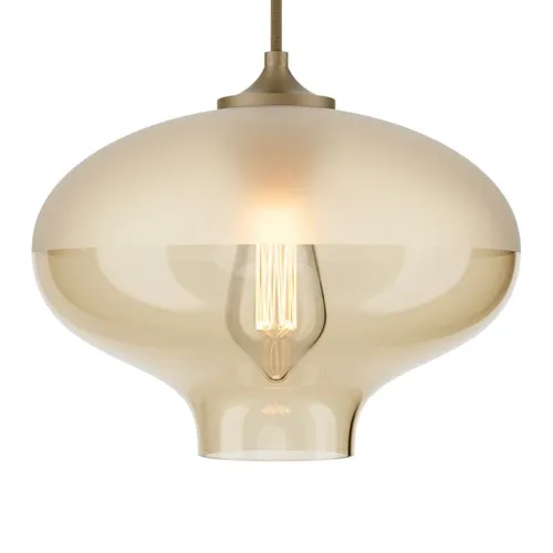 Lantern Mezzo Frosted Champagne