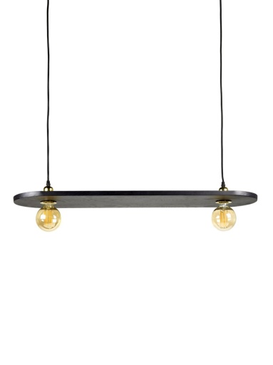 [SER-B7219330] PENDANT LAMP NR.16-02 BLACK WOOD