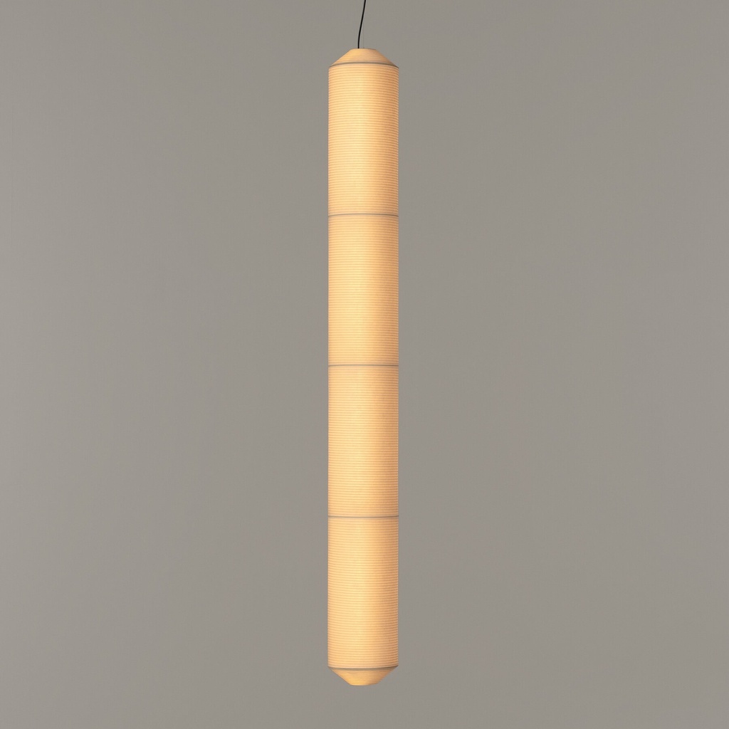 [SNC-TKVPD01D] Tekiò Vertical: : Metal P4 structure. : Washi Japanese paper P4 shade. Dimming: DALI.
