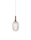 METAMORPHOSIS single pendant small with canopy glass, anthracite fitting, non-dimmable