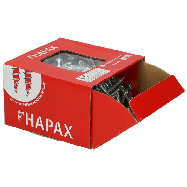 Universele houschroef HAPAX verzinkt-T20 Ø4,5x20 Zn prijs / 200 stuks verpakking