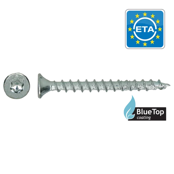 [PGB-HAPAX-T20 4,5x50 Zn] Universele houschroef HAPAX verzinkt-T20 Ø4,5x50 Zn prijs / 200 stuks verpakking