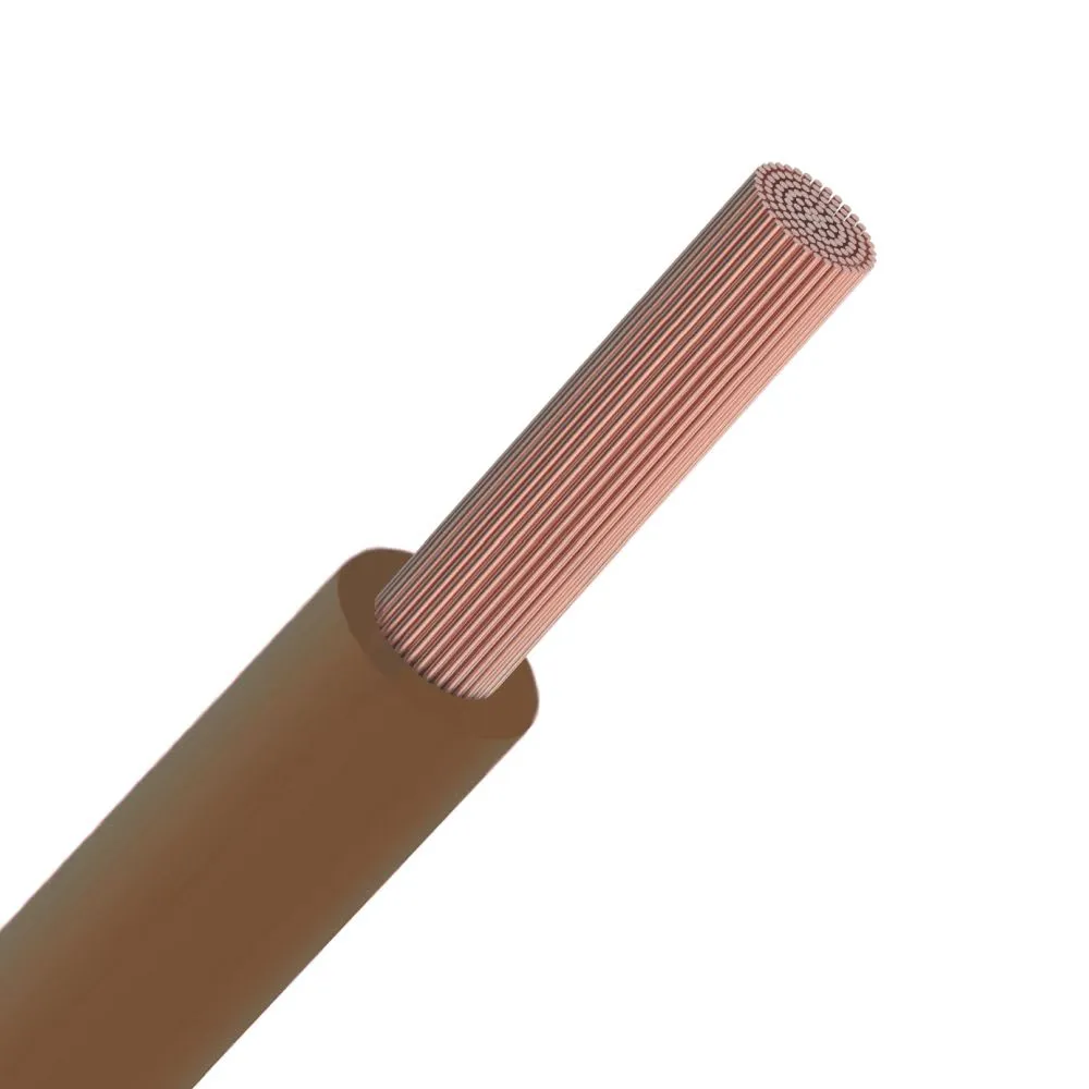 [VTBST1,0 Bruin - Rol] H05V-K VZT. 1,0 MM2 300/500V Bruin / Rol