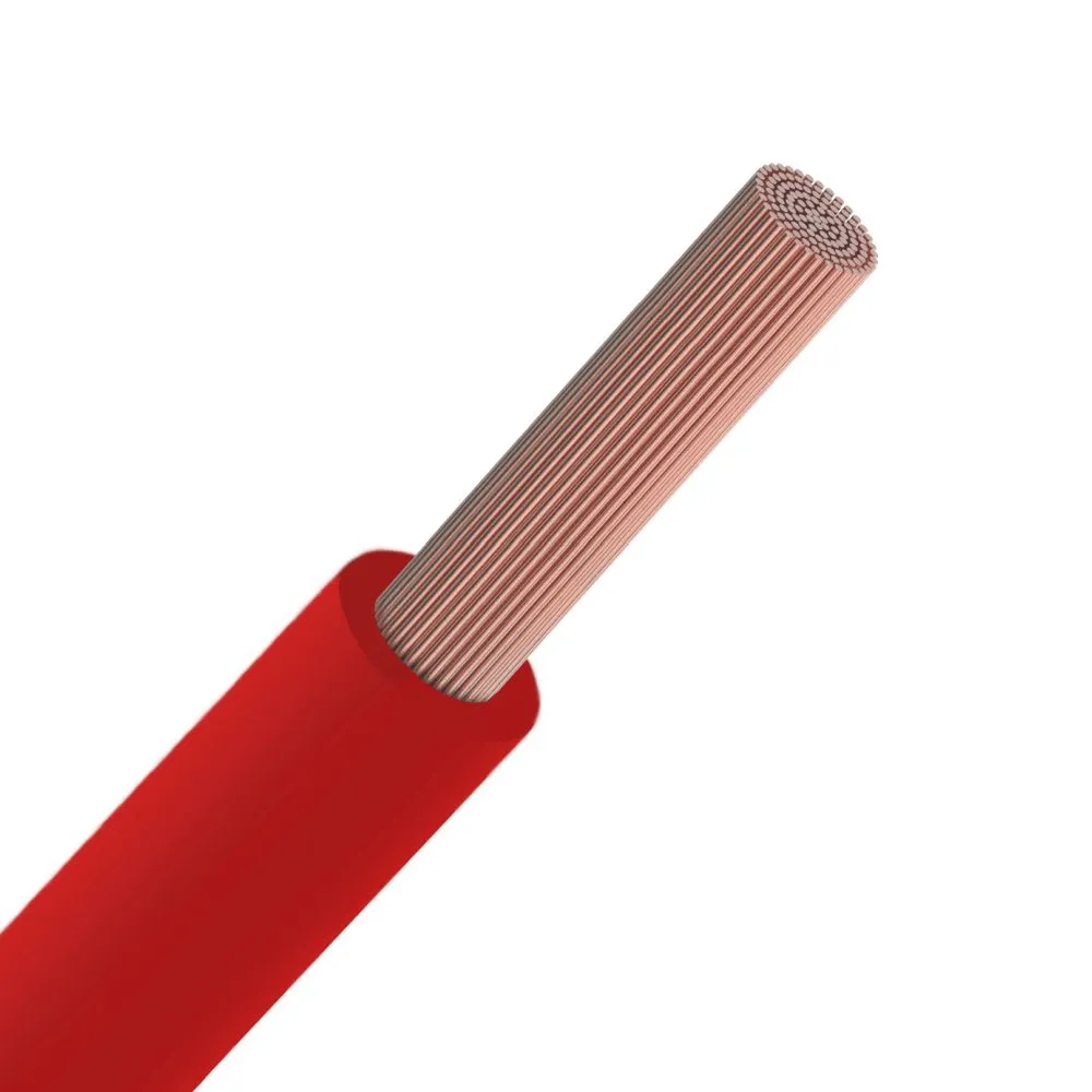 [VTBST1,0 Rood - Stuk] H05V-K VZT. 1,0 MM2 300/500V Rood / m