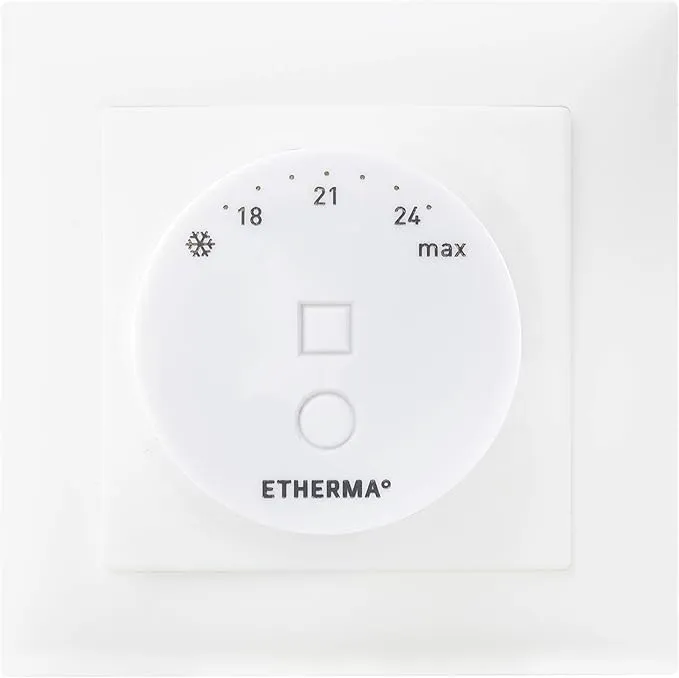 eTWIST inb. thermost. draaiknop en Bluetooth Wit 5-35°C 16A