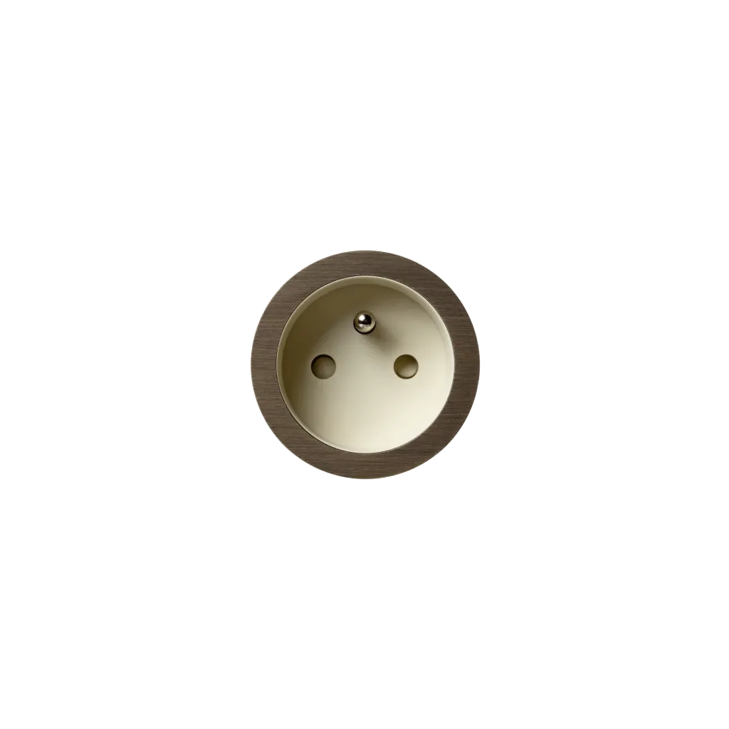 [RND-8800-2565] rond 2.0 | multifit socket type E - dark bronze - cream cup