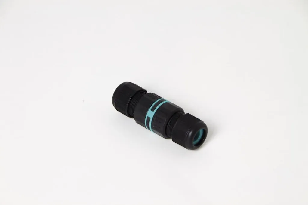 [DIO-9004] 2 WAY 3 POLES TERMINAL BLACK IP68 DIAM. 23X66 mm
