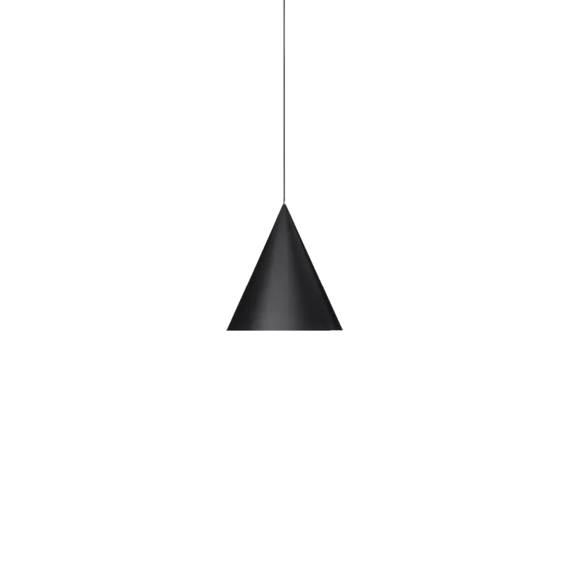 W151M2 CONE SUSPENDED M JET BLACK 2700K PHASE CUT