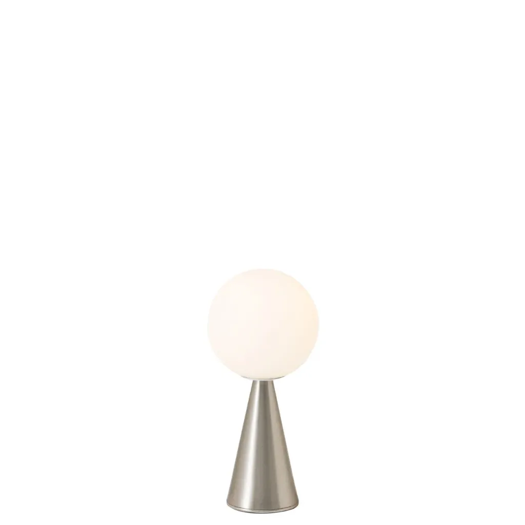 [FON-F247400150KBNE] BILIA MINI TAVOLO PICCOLA NICKEL, BIANCO