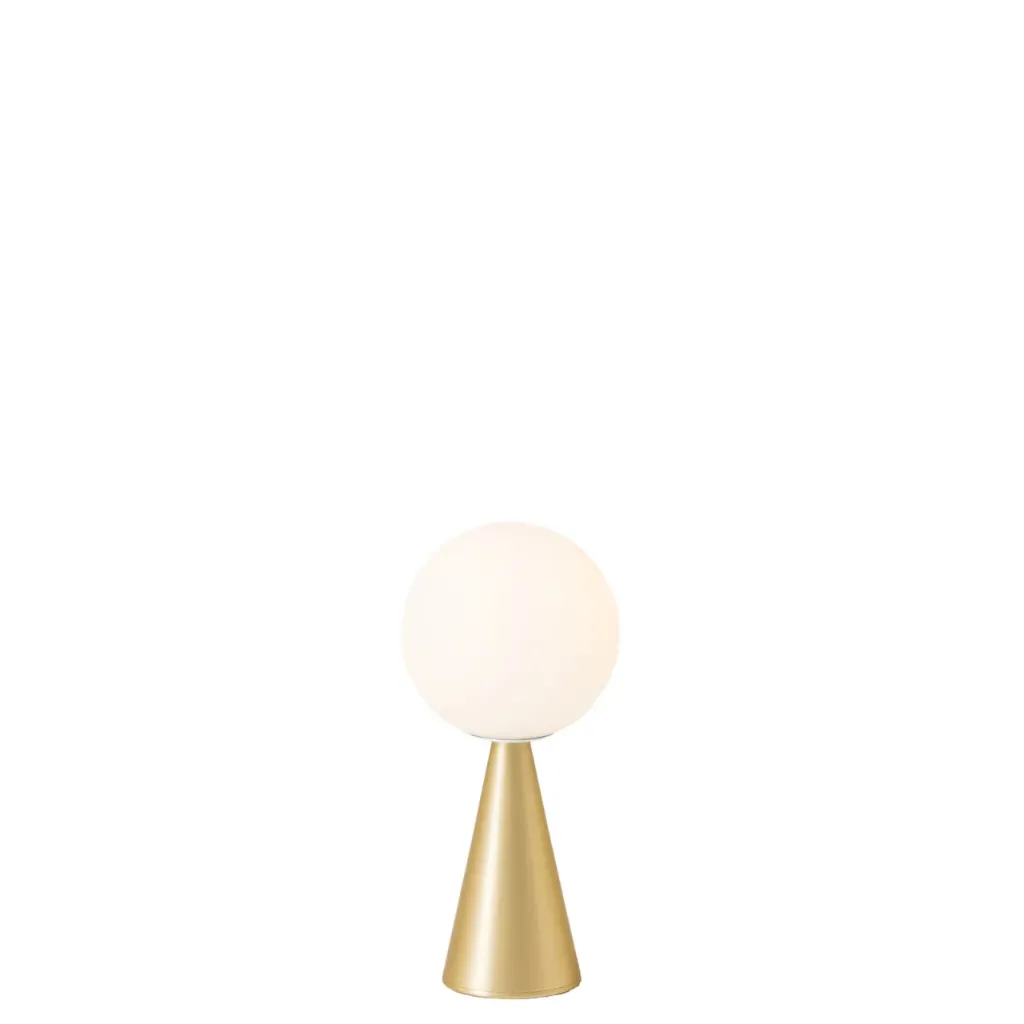 [FON-F247400150TBNE] BILIA MINI TAVOLO PICCOLA OTTONE, BIANCO