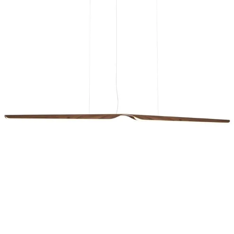 Swan Pendant Walnut 2700 K DALI / Push Dim (LCM40DA)