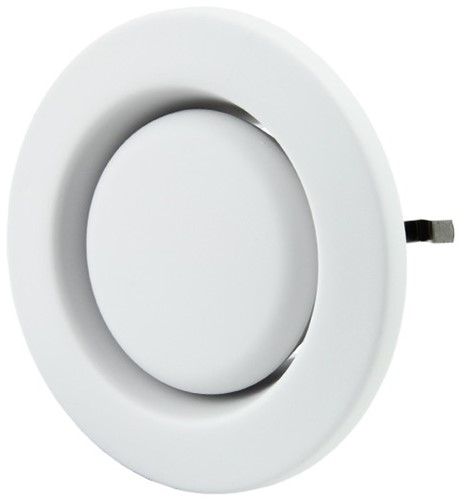 [SME-99.AV125] 100/125 - Afvoerventiel - max. 60 m³/h - RAL9010