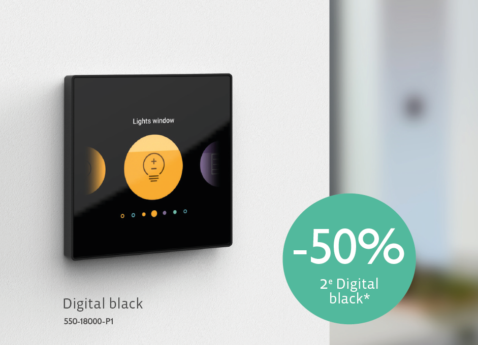 [NIK-550-18000-P1] 2 x digital black actie