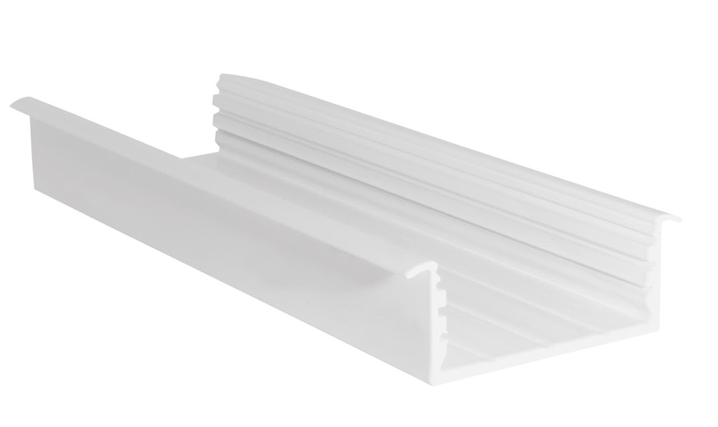 [UNI-L69F00RW] 200 cm L-Line Recess profiel wit