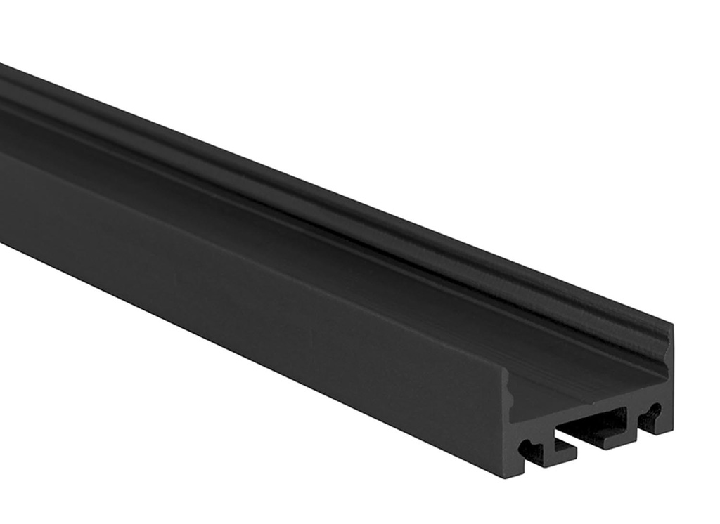[UNI-L69A002B] 200 cm M-Line Extra Low 24 profiel zwart