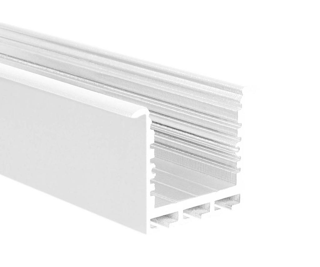 200 cm Q-Line Recess 24 profiel wit