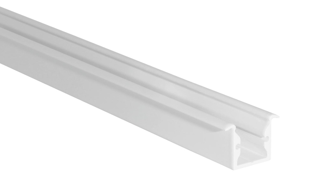 200 cm S-Line Recess profiel wit