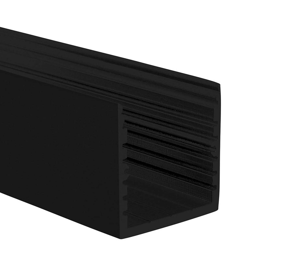 200 cm SQ-Line Standard profiel zwart