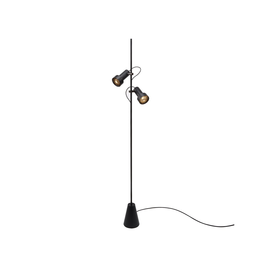 [TRZ-THF EU 28H MM] 2Thirty-Floor 2 with honeycomb with EU-plug BLACK base + BLACK frame + BLACK rod + GUNMETAL swivel +