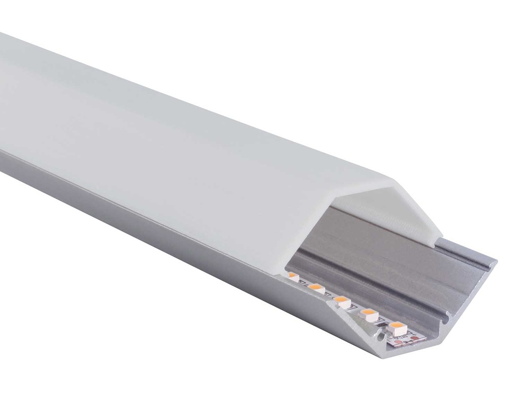 [UNI-L69L000X] 300 cm C-Line Corner profiel alu