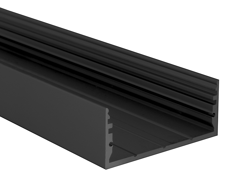 [UNI-L69F00LBX] 300 cm L-Line Low profiel zwart