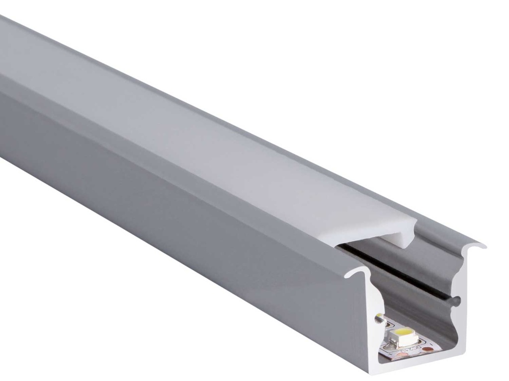 [UNI-L695000X] 300 cm S-Line Recess profiel alu