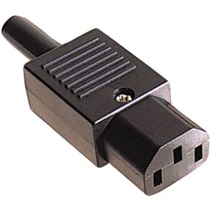 [ELI-34253] 3P IEC - C13 vrouwelijke stekker - 10A - 230V