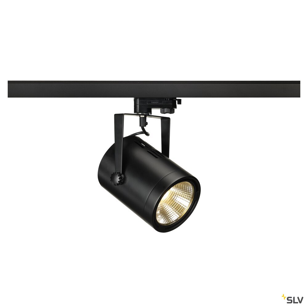 [SLV-1002681] 3~ EURO SPOT TRACK, zwart 3000K 36° incl. 3f.-adapter