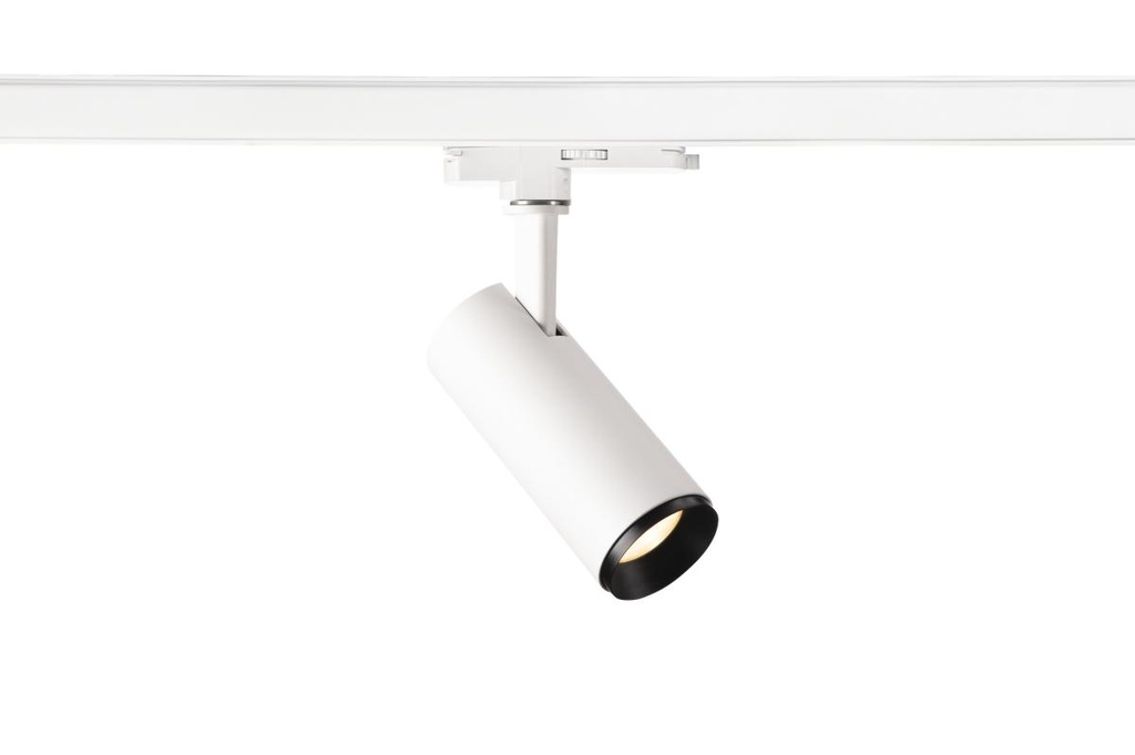 3~ NUMINOS® DALI S, 3-fasig systeem verlichting wit/zwart 3000K 36°
