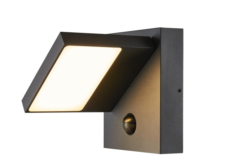 ABRIDOR SENSOR, outdoor LED wandarmatuur IP55 antraciet 3000/4000K