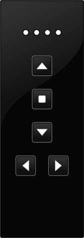 [NIK-05-318] AFSTANDSBEDIENING MET 5 KANALEN EN 3 BEDIENINGSKNOPPEN