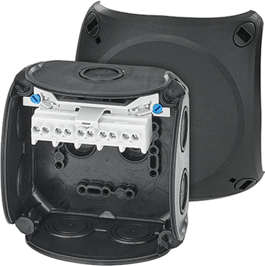 [DEM-DK0404B] AFTAKD+KLEM1,5-4mm² 104x104x70 ZWART