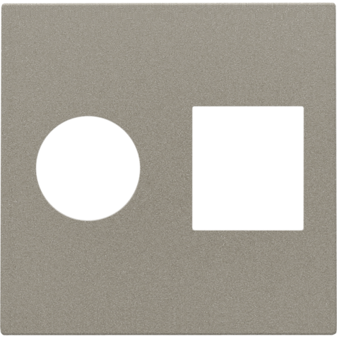 AFWERKING ENKELV. COAXAANSLUITING EN NETWERKAANSLUITING RJ45