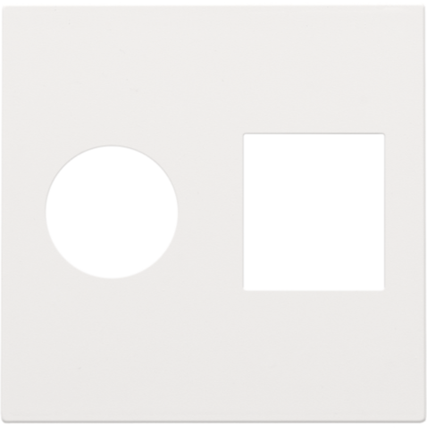 AFWERKING ENKELV. COAXAANSLUITING EN NETWERKAANSLUITING RJ45