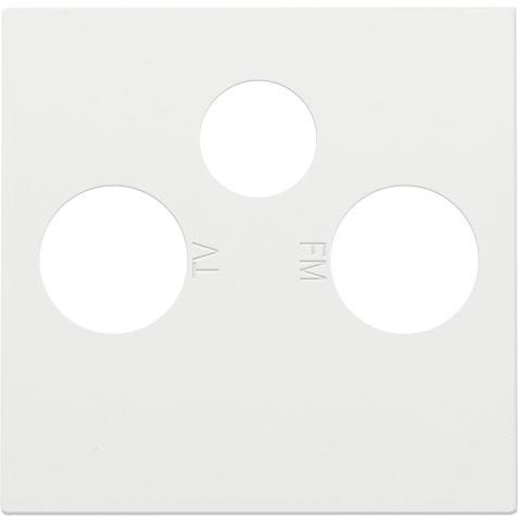AFWERKINGSSET 2 ENKELV. COAXAANSL. VR TV/FM EN 1 SATELLIETAANSL.