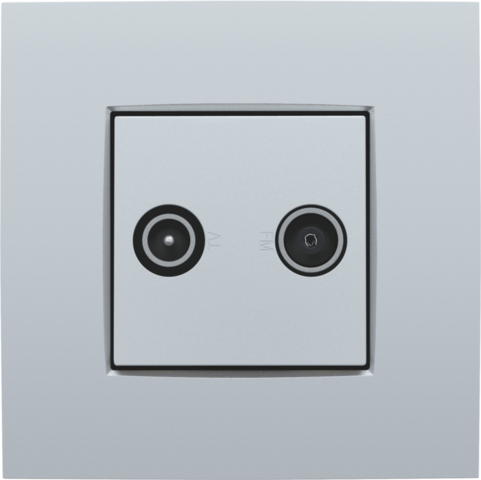 AFWERKINGSSET 2 ENKELVOUDIGE COAXAANSLUITINGEN VOOR TV/FM