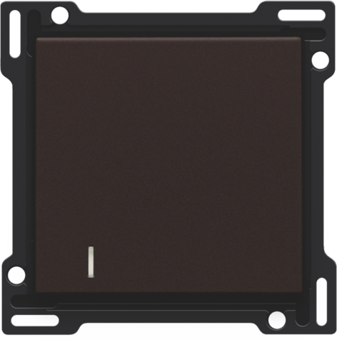 [NIK-124-60005] AFWERKINGSSET MET LENS VOOR ENKELVOUDIGE SCHAKELAAR OF DRUKKNOP