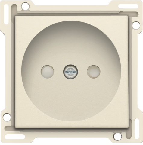 AFWERKINGSSET STOPCONTACT ZONDER AARDING, 21MM