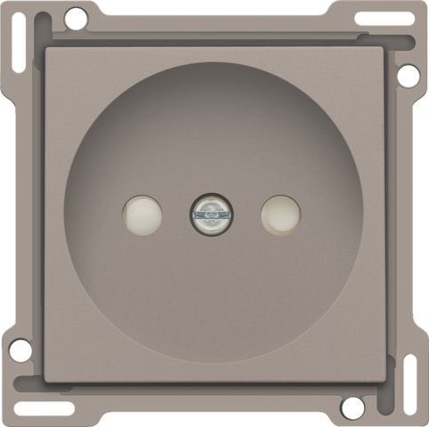 AFWERKINGSSET STOPCONTACT ZONDER AARDING, 21MM