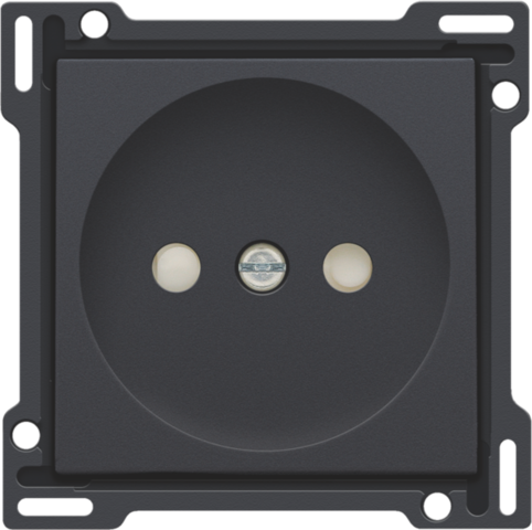 AFWERKINGSSET STOPCONTACT ZONDER AARDING, 21MM