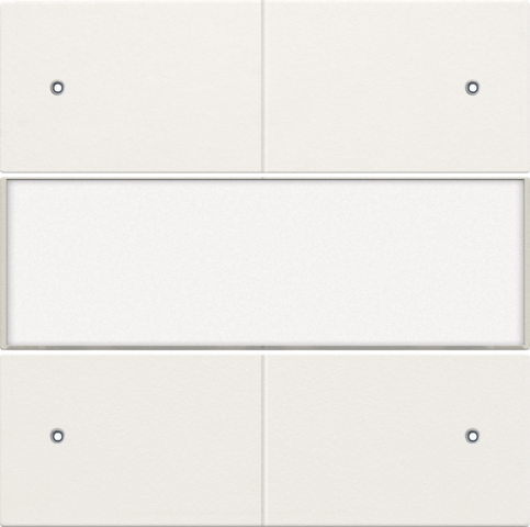 AFWERKINGSSET VIERVOUD. POTENTIAALVRIJE DRUKKNOP TEKSTVELD, LED