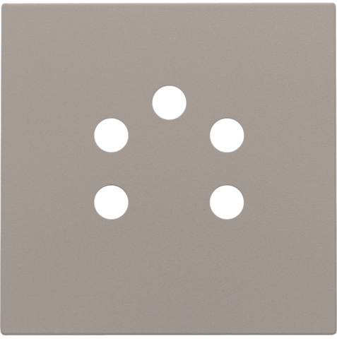 AFWERKINGSSET VIJFPOLIGE TELEFOONCONTACTDOOS