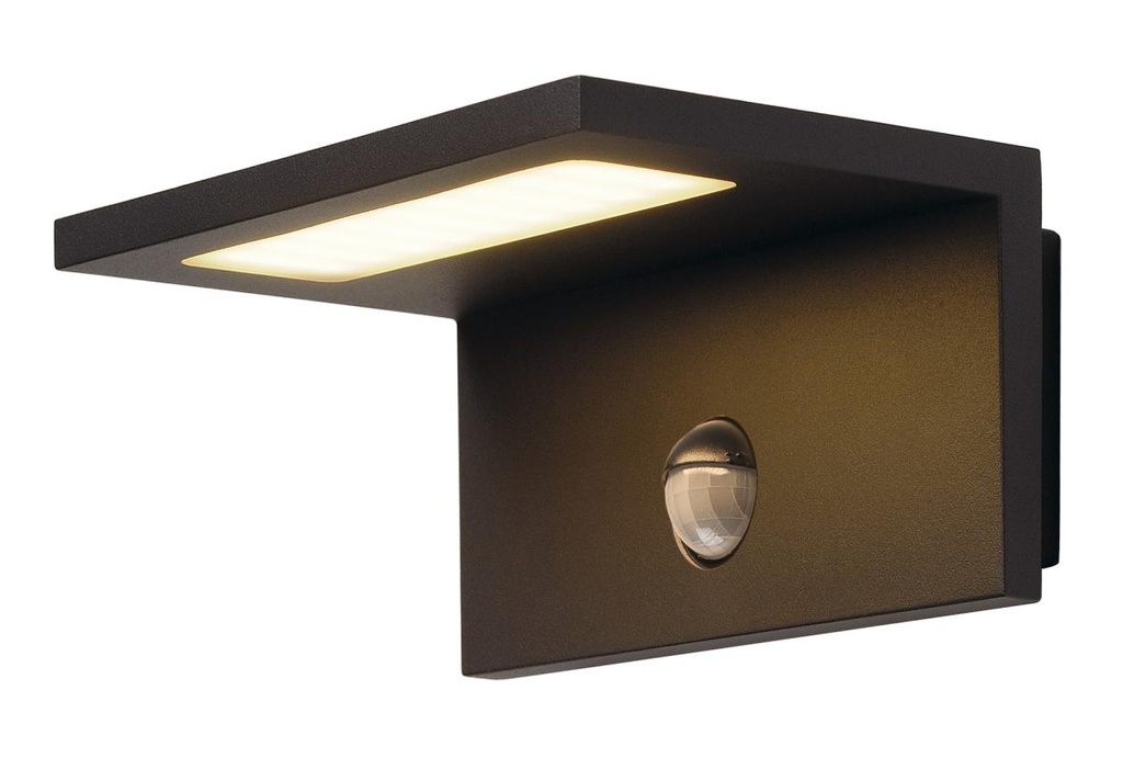 ANGOLUX SENSOR WL, LED outdoor wandarmatuur, IP44, antraciet, 3000K