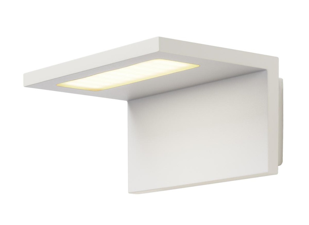 ANGOLUX WALL, outdoor wandarmatuur, LED, 3000K, IP44, wit, 36 SMD LED, max. 7,51W