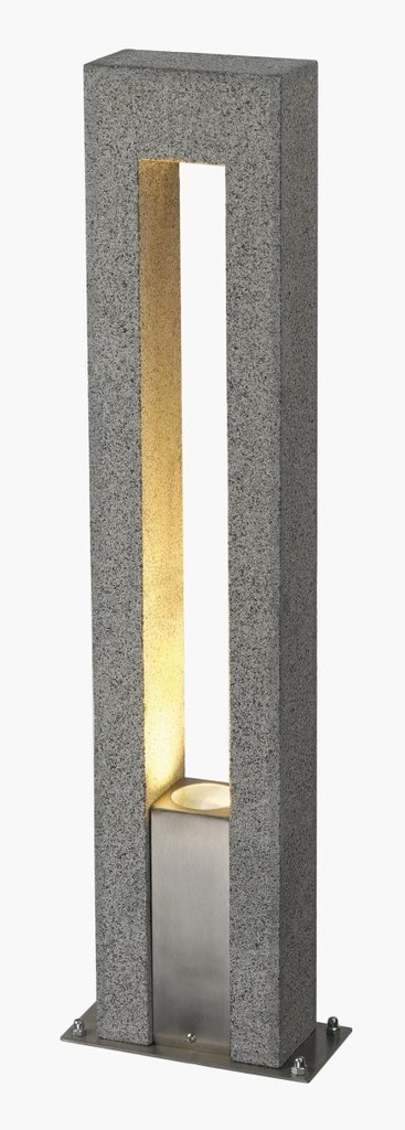 [SLV-231420] ARROCK ARC, outdoor staanlamp, QPAR51, IP44, salt & pepper, graniet, max. 35W