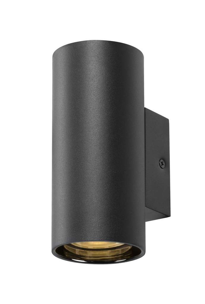 ASTO TUBE, wandopbouwarmatuur, cilindrisch, max. 1x10 W, zwart