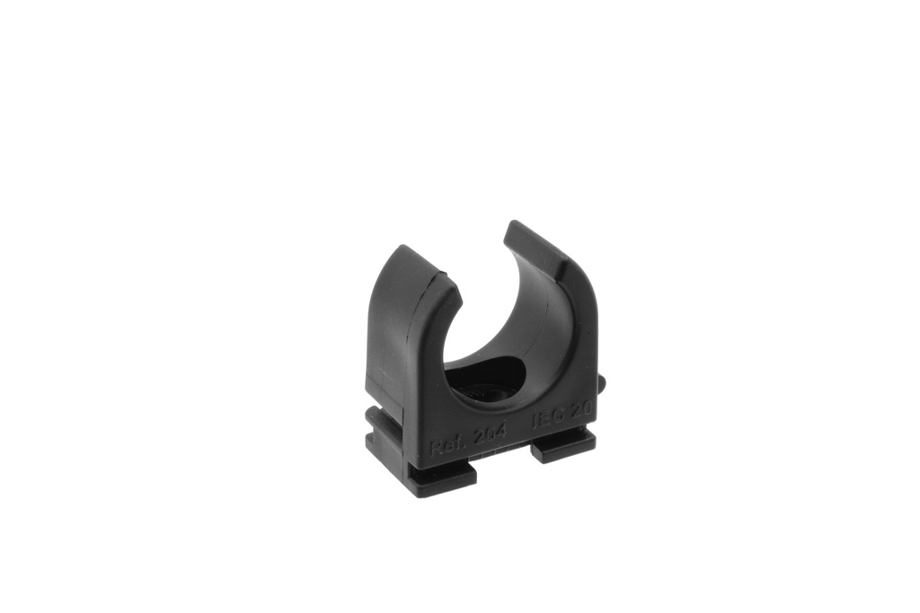 Aaneenschuifbare veerklem Zwart 20mm