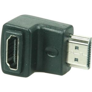 Adapter - HDMI-A mannelijk - HDMI-A vrou welijk - 90ø gehoekt